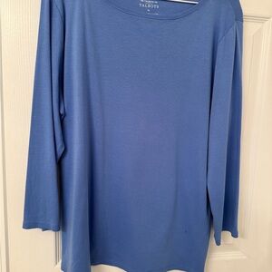 Talbots Blue Long Sleeve Tee